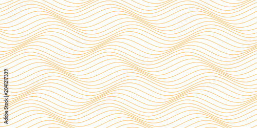abstract geometric horizontal yellow wave smooth line pattern can be used background.