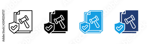 Foto Compliance icon multiple style collection