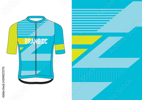 Modern Running Jersey Design Template for Sportswear