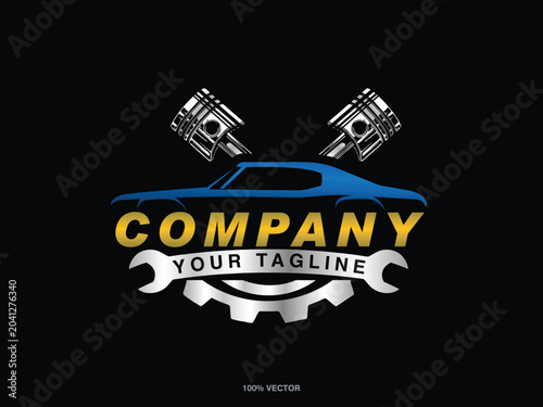 Car Repair and Auto Repair Services Logo