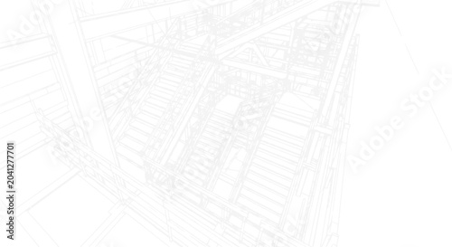 Fotografie architectural blueprint, construction drawing