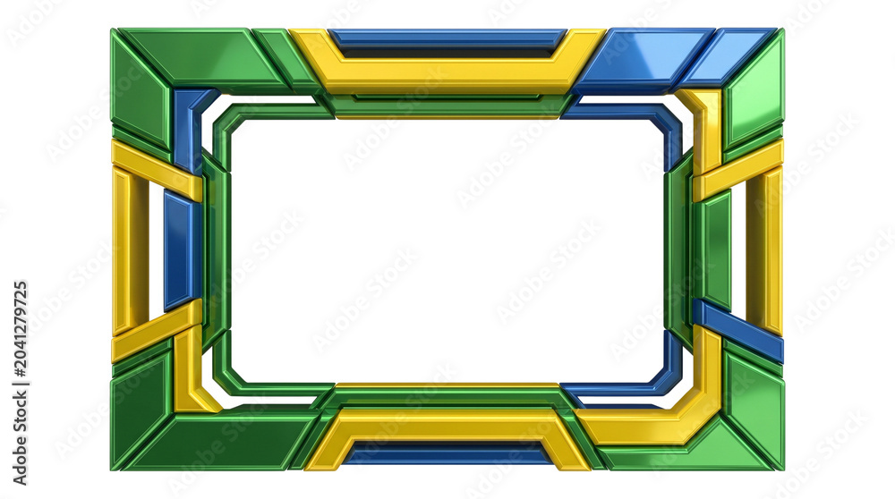 Fototapeta premium Premium football stadium inspired frame with clean center space designed for sports thumbnails, banners and promotional layouts