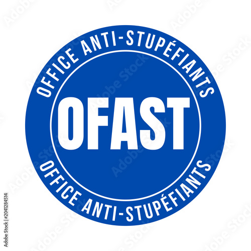 Konstfotografi Symbole OFAST office anti-stupéfiants en France