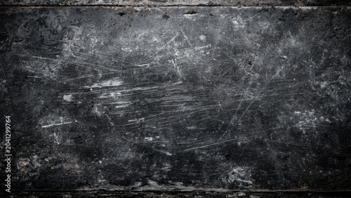 Worn Metal Surface with Scratches and Rust