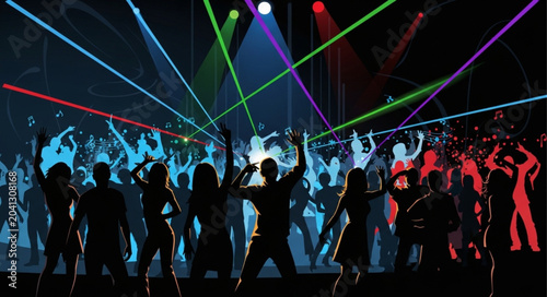 people dancing in the club