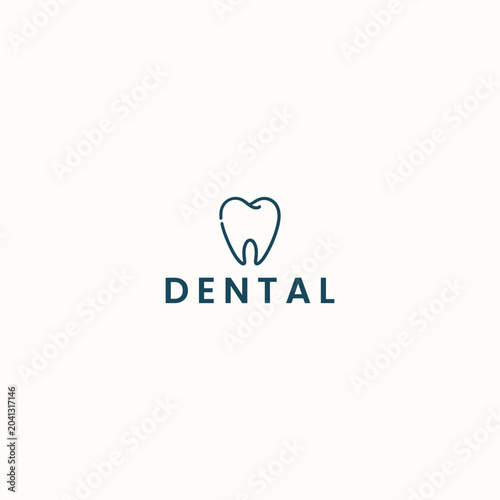 Dental logo icon design template vector illustration