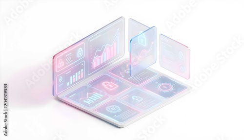 Futuristic interface for cyber security system and private data protection
