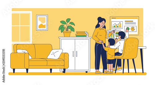 Family Learning Together Using Digital Tools at Home