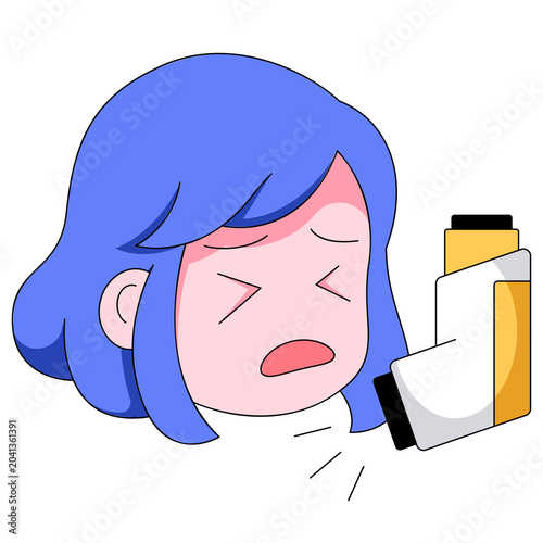 Φωτογραφία Asthma Sticker