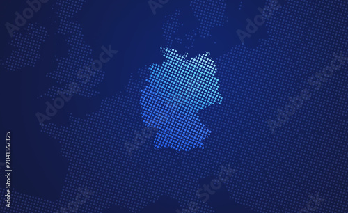 germany country shape made ...