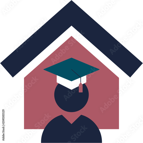 Home Schooling Illustration