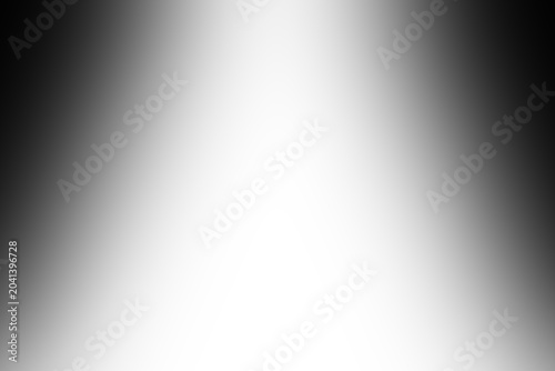 Schilderij op canvas Transparent White Spotlight Overlay Effect with Soft Glow and Light Beam Backgro