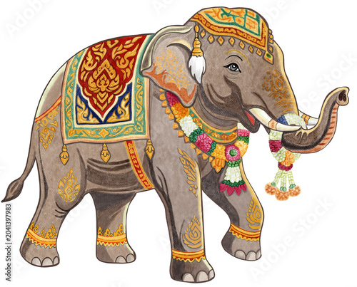 Photography Thai elephants