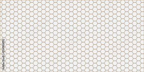 Elegant beige honeycomb geometric pattern with soft hexagonal grid texture for modern minimalist backgrounds, architectural surfaces, and creative design concepts