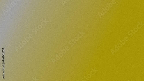 Tableau sur toile Retro ochre yellow noise texture background with gradient