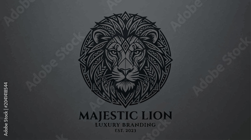 Photography Majestic Lion Luxury Branding - An Emblem of Power and Elegance