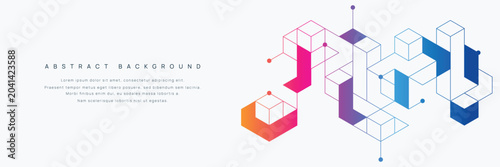 Graphic design element and abstract geometric background.	