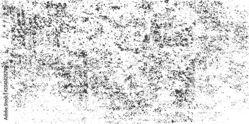 Konstfotografi Abstract Black and White Grunge Texture with Cracked Dot Noise Overlay and Retro Plastisol Style T Shirt Illustration Vector