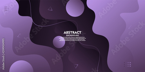 Abstract colorful purple background with geometric wave pattern element concept design. Modern banner style. Vector Eps10