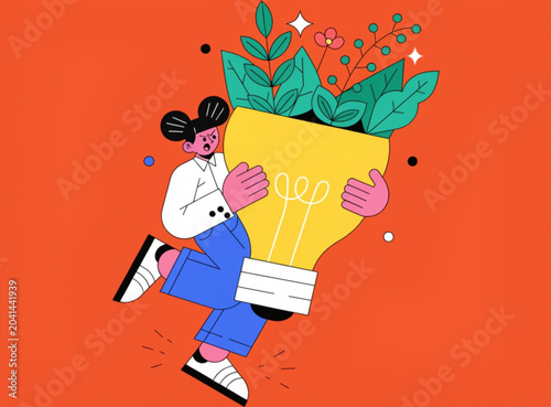 Eco Friendly Innovation and Sustainability Concept Vector