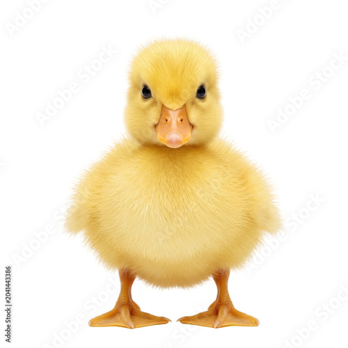 Cuadro en lienzo Cute Little Yellow Farm Baby Duckling