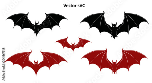 Photos Colorful Bat Wing Illustrations Flying High.