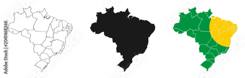 Foto brazil country map