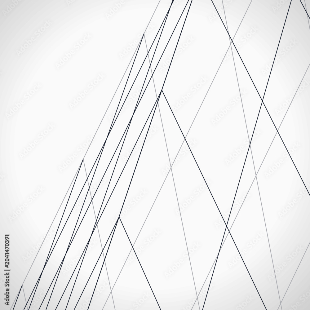 Obraz premium Stylish Wire Pyramid Background