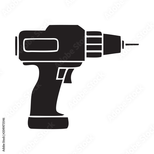 hand holding a drill