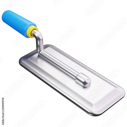 Plaster Trowel 3D Illustrations