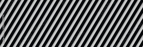 Photography Repeated black diagonal lines on white background