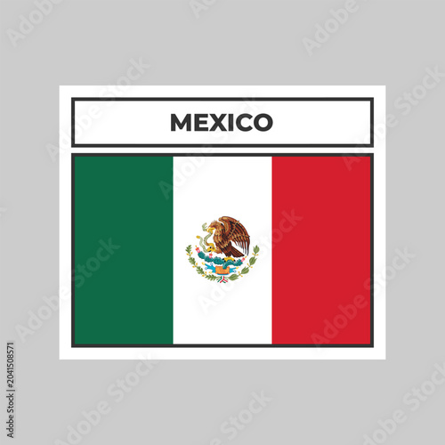 National Flag of Mexico Illustration Design