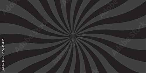 Obraz na plátně abstract black and gray geometric sunbeam ray sum light sunburst texture design