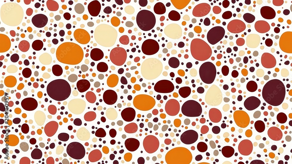 Fototapeta premium Abstract background featuring random colorful circles pattern design for decorative wallpaper and modern graphic texture concepts.