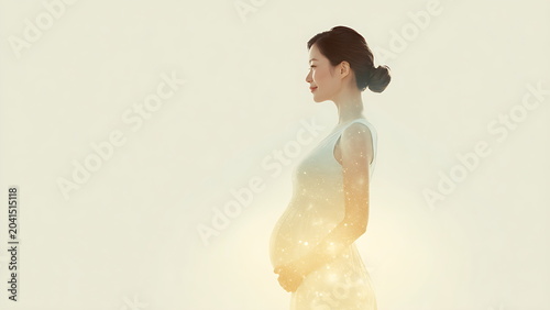 a pregnant woman