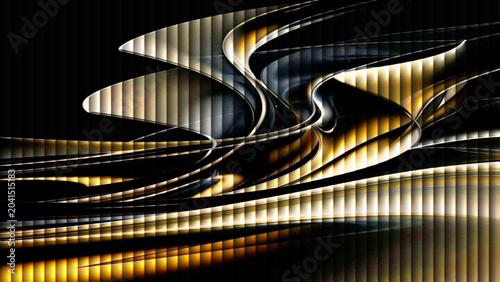 Bild auf Leinwand Abstract black glowing line vector background featuring piano music technology b