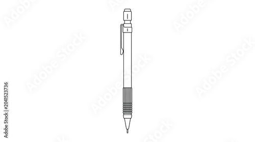 Photos Mechanical Pencil Line Art Drawing
