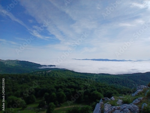 Tableau sur toile mar de nubes
