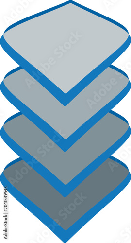 도형-레이어-단계-층-겹겹이-스태킹-적층-쌓여있는-레이어 스택-계층-3D-입체