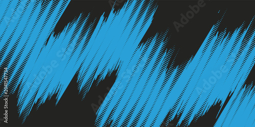 Halftone blue dots pattern and purple gradient grunge texture background