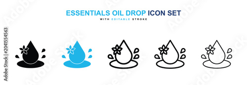 Foto Essentials oil drop icon