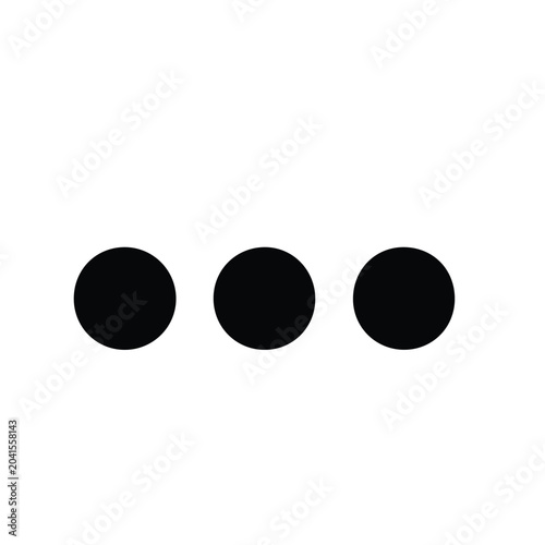 More Options Menu Horizontal Ellipsis UI Glyph Icon