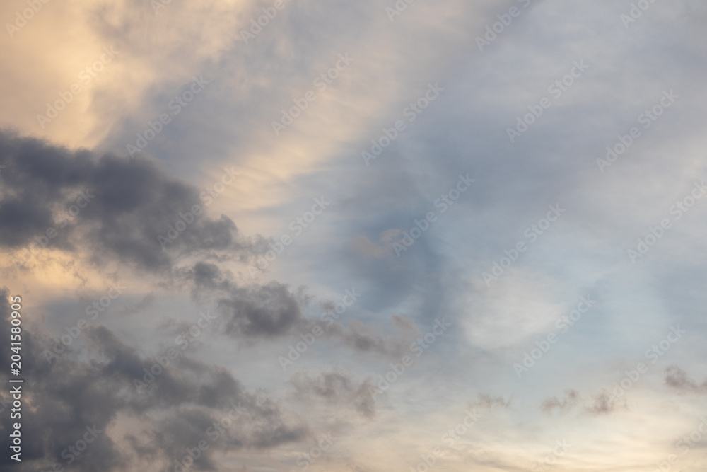 Fototapeta premium Dramatic Clouds at Sunset