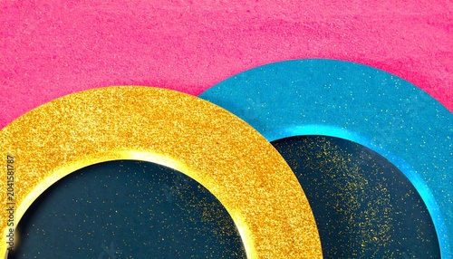 Abstract vibrant cosmic background with flowing translucent neon waves and shimmering stardust texture