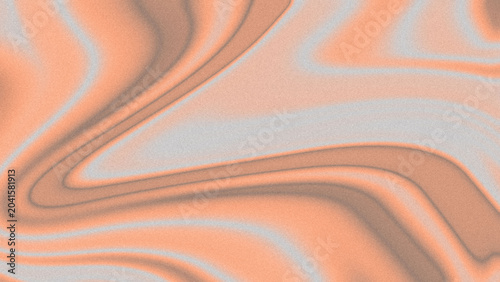 Abstract Peach and Grey Grainy Liquid Marble Background
