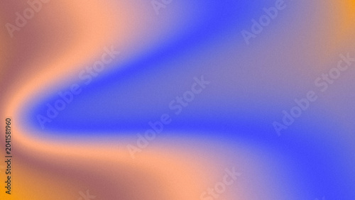 Vibrant Peach and Royal Blue Smooth Abstract Texture with Grain