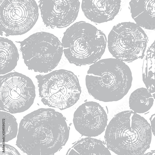Gray circles pattern on white background