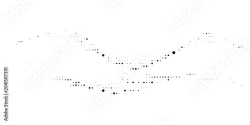 Tableau sur toile Background with monochrome dot texture