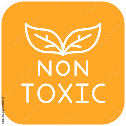 Tableau sur toile No Toxic Icon