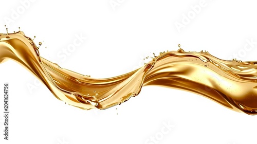 liquid gold liquid splash